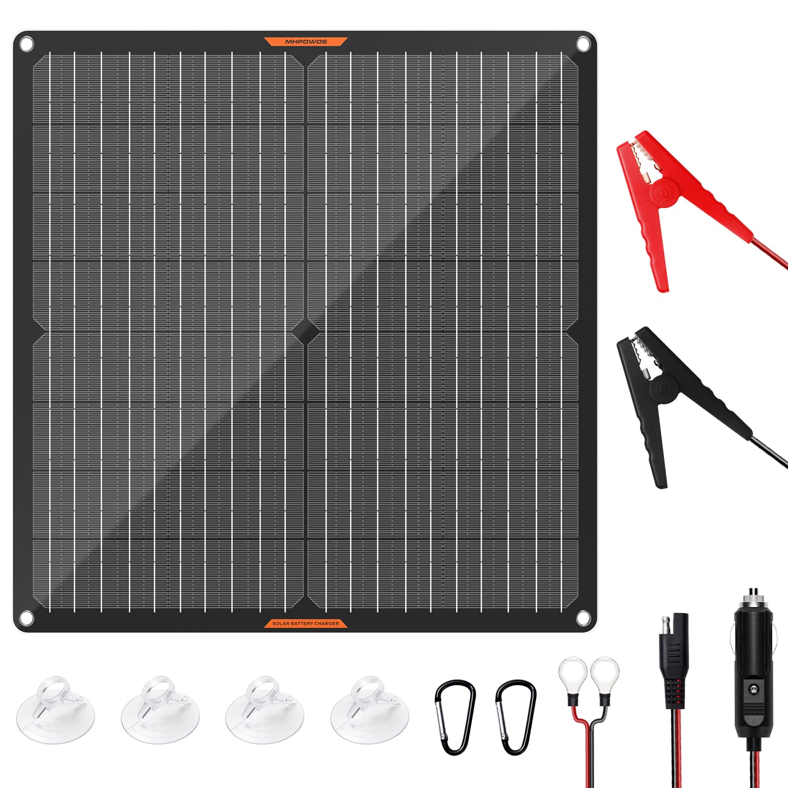 シャコガイル Amazon.com: Solar Panel 30W 12V Solar Car Battery Charger Portable